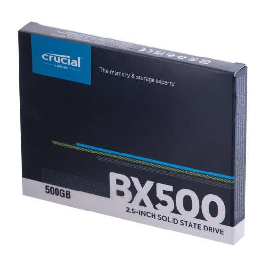 Crucial CT500BX500SSD1 internal solid state drive 2.5 500 GB Serial ATA III 3D NAND