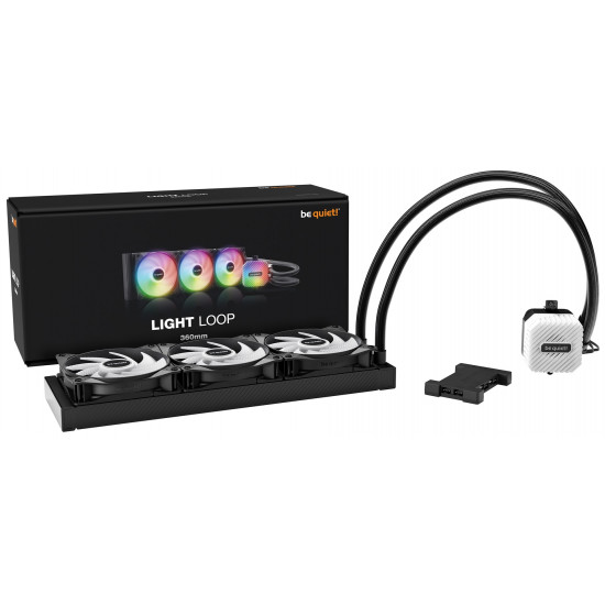 be quiet! LIGHT LOOP 360mm Black Processor All-in-one liquid cooler 12 cm 1 pc(s)