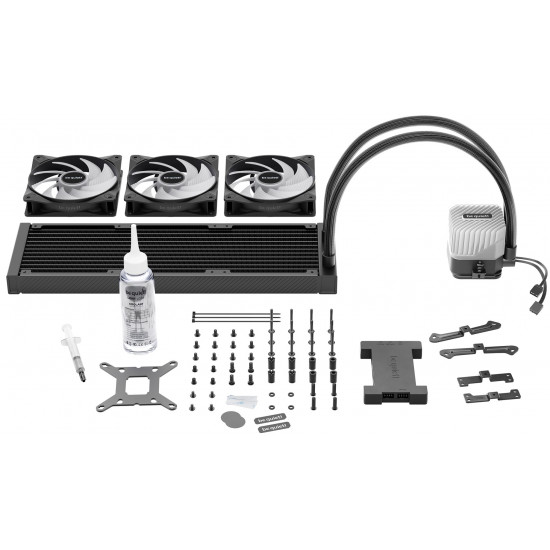 be quiet! LIGHT LOOP 360mm Black Processor All-in-one liquid cooler 12 cm 1 pc(s)