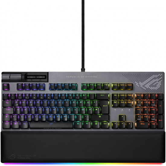 ASUS ROG Strix Flare II Animate Gaming Keyboard, PBT - ROG RX, Black