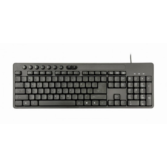 Gembird KBS-UM-04 keyboard Mouse included Universal USB QWERTY US English Black