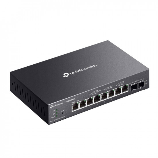 TP-Link Omada 8-Port 2.5GBASE-T and 2-Port 10GE SFP+ Smart Switch with 8-Port PoE+