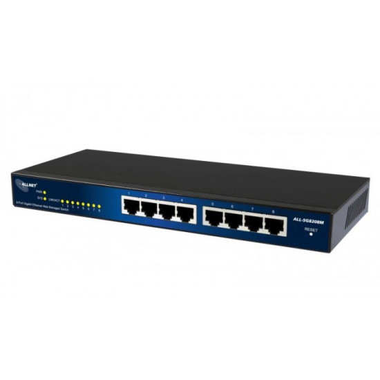 ALLNET 112533 Managed L2 Gigabit Ethernet (10/100/1000) Black