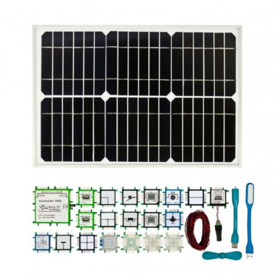 ALLNET 133574 development board accessory Solar set Black