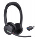 Yealink WH64 Hybrid Dual Teams Headset Wireless Head-band Office/Call center Micro-USB Bluetooth Black