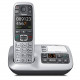 Gigaset E560A telephone DECT telephone Caller ID Black, Silver