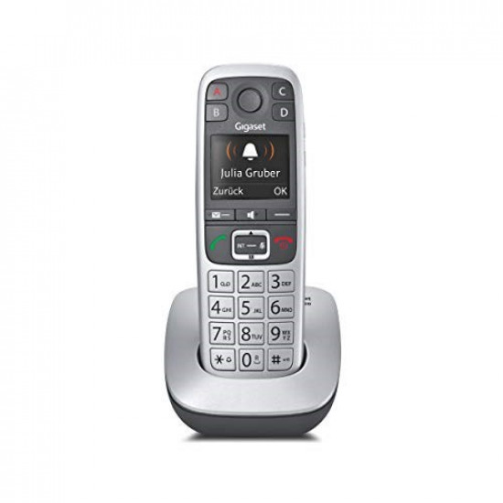 Gigaset E560 telephone DECT telephone Caller ID Black, Silver