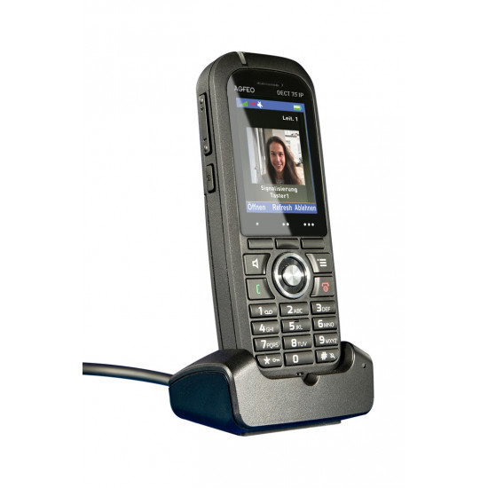 AGFEO DECT 75 IP IP phone Black TFT