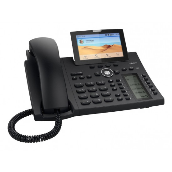 Snom D385N IP phone Black 12 lines TFT