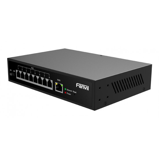 Fanvil PN8 network switch Unmanaged Fast Ethernet (10/100) Black