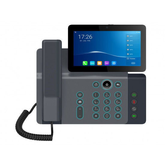 Fanvil V67 | VoIP Phone | Wi-Fi, Bluetooth, Android, HD Audio, RJ45 1000Mbps PoE, LCD display