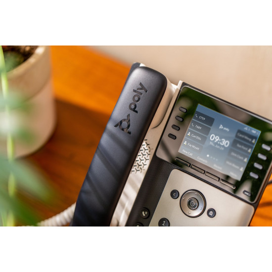 POLY Edge E300 IP Phone and PoE-enabled