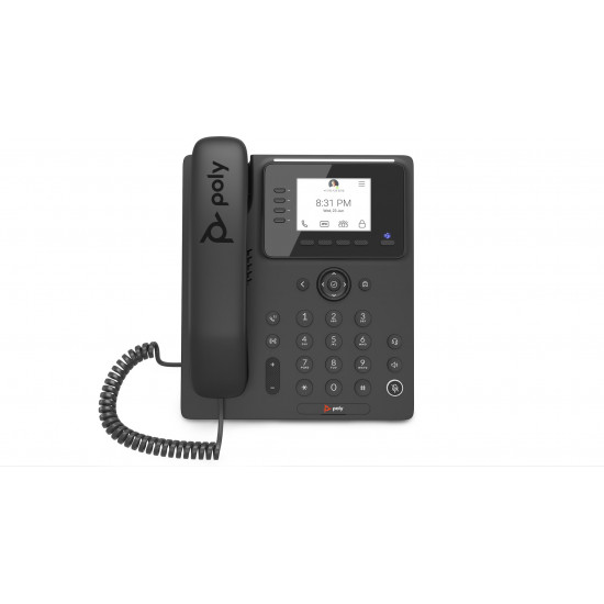 Poly CCX 350 Business Media Phone for Microsoft Teams and PoE-enabled No localization