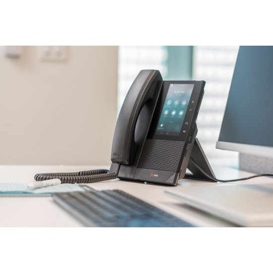 POLY CCX 505 Business Media Phone for Microsoft Teams and PoE-enabled