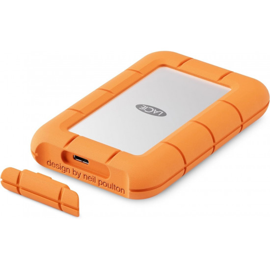 LaCie STMF1000400 external solid state drive 1 TB USB Type-C USB 3.2 Gen 2x2 Grey, Orange