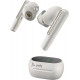 POLY Voyager Free 60+ UC M White Sand Earbuds +BT700 USB-A Adapter +Touchscreen Charge Case