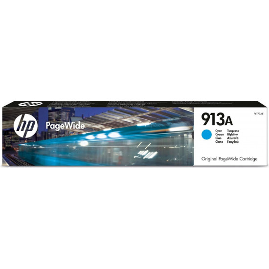 HP 913A Cyan Original PageWide Cartridge