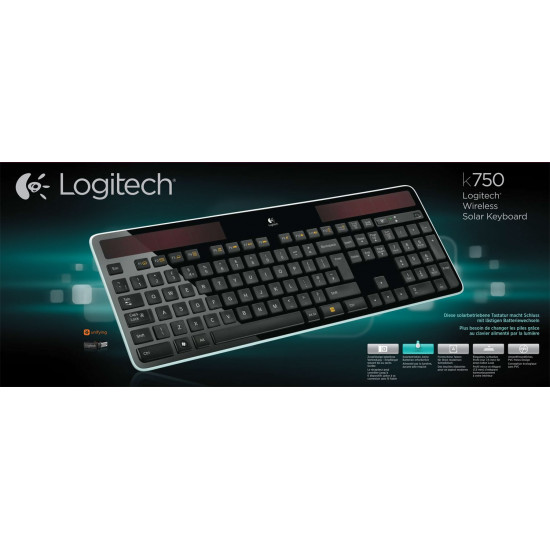 Logitech Wireless Solar Keyboard K750