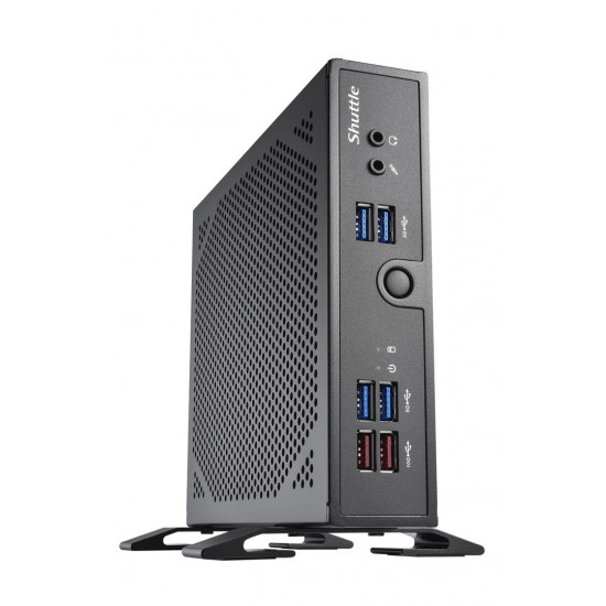 Shuttle XPC slim Barebone DS50U3, Intel i3-1315U, 2x LAN (1x 2.5Gbit ,1x 1Gbit), 1xCOM,1xHDMI,1xDP, 1x VGA, fanless, 24/7 permanent operation