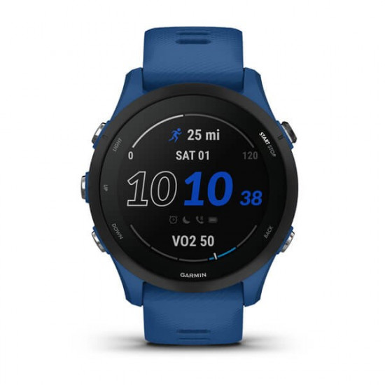 Garmin Forerunner 255 3.3 cm (1.3) MIP 46 mm Digital 260 x 260 pixels Blue Wi-Fi GPS (satellite)