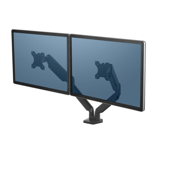 Fellowes Ergonomics arm for 2 monitors - Platinum series, black