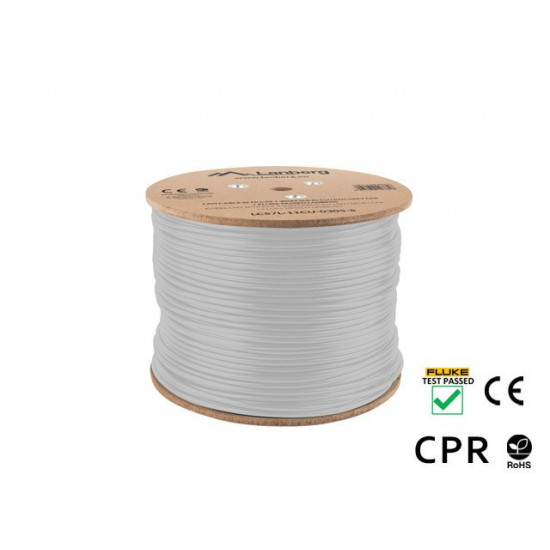 LANBERG CABLE SFTP CAT. 7 305M WIRE CU LSZH GRAY