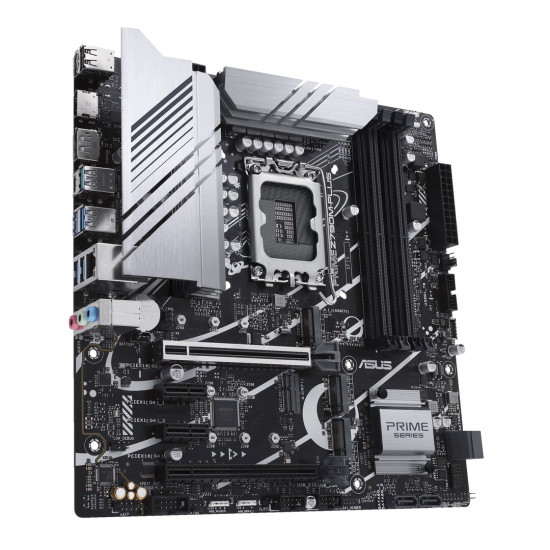 Asus | PRIME Z790M-PLUS | Processor family Intel | Processor socket  LGA1700 | DDR5 DIMM | Memory slots 4 | Supported hard disk drive interfaces SATA, M.2 | Number of SATA connectors 4 | Chipset  Intel Z790 | mATX