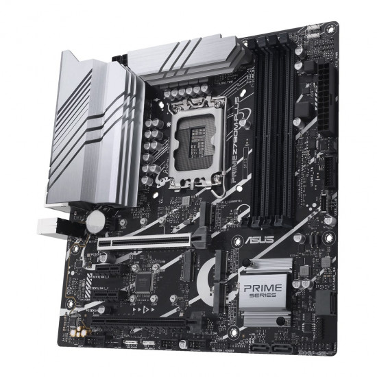 Asus | PRIME Z790M-PLUS | Processor family Intel | Processor socket  LGA1700 | DDR5 DIMM | Memory slots 4 | Supported hard disk drive interfaces SATA, M.2 | Number of SATA connectors 4 | Chipset  Intel Z790 | mATX