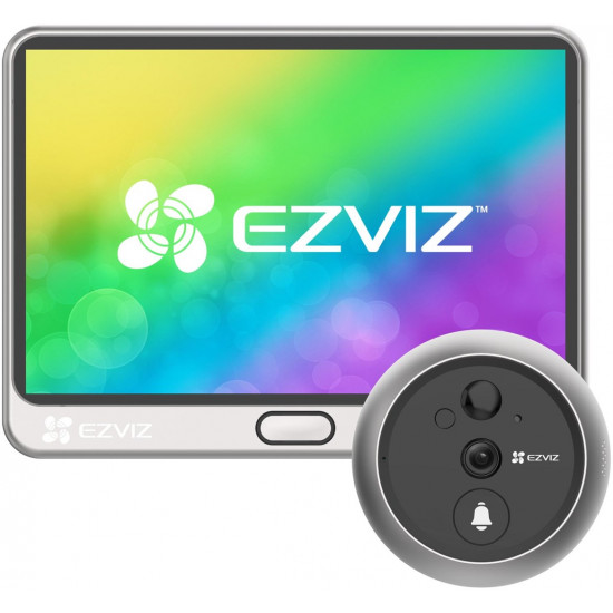 WIRELESS WIFI DOORBELL WITH VIEWFINDER EZVIZ DP2 CS-DP2-A0-6E2WPFBS