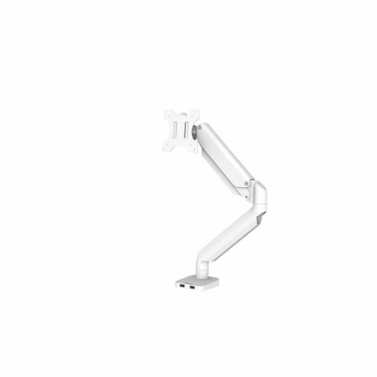 Fellowes Ergonomics Arm for 1 Monitor Platinum Series, White