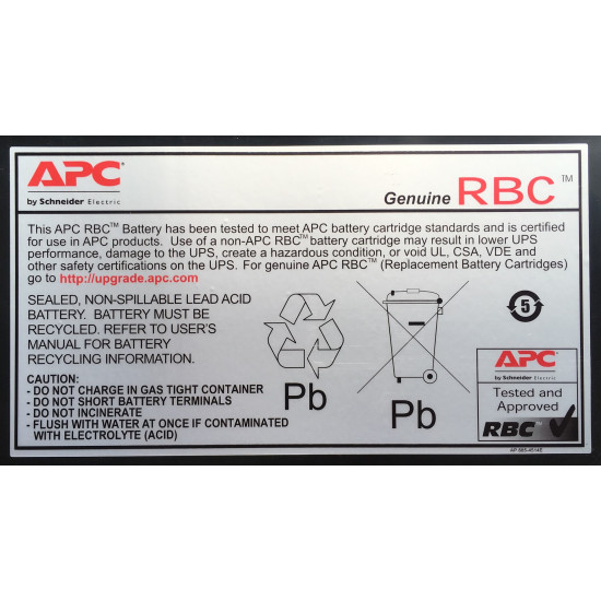 APC Replacement Battery Cartridge #118 with 2 Year Warranty