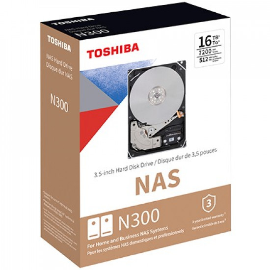 6TB Toshiba N300 HDWG460EZSTA 7200RPM 256MB retail