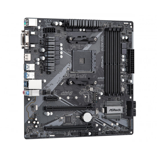 Asrock B450M Pro4 R2.0 AMD B450 Socket AM4 micro ATX