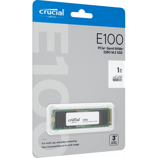 SSD E100 1TB M.2 NVMe 2280 PCIe 4.0 5000/4500 MB/s