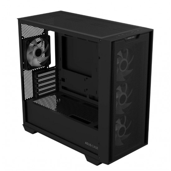 Case|ASUS|A21 PLUS|MidiTower|Case product features Transparent panel|Not included|MicroATX|MiniITX|Colour Black|A21PLUSTGARGBBLACK