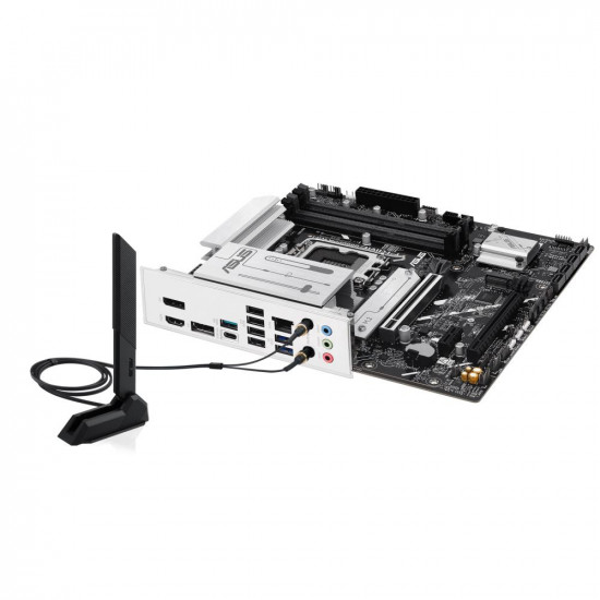 Mainboard|ASUS|Intel B860 Express|LGA1851|Micro-ATX|Memory DDR5|Memory slots 4|1xPCI-Express 4.0 1x|1xPCI-Express 4.0 16x|1xPCI-Express 5.0 16x|2xM.2|1xHDMI|1xDisplayPort|7xUSB 2.0|1xUSB-C|1xUSB-C w/Thunderbolt|1xOptical S/PDIF|1xRJ45|3xAudio port|PRIMEB860M-AWIFI