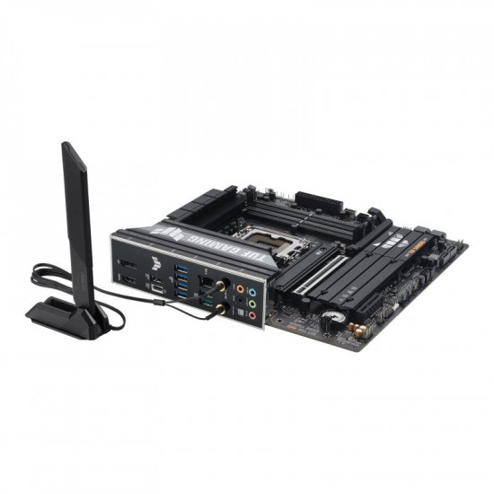 Mainboard|ASUS|Intel B860 Express|LGA1851|Micro-ATX|Memory DDR5|Memory slots 4|1xPCI-Express 4.0 4x	|1xPCI-Express 5.0 16x|3xM.2|1xHDMI|1xDisplayPort|1xUSB 2.0|4xUSB 3.0|2xUSB 3.2|1xUSB-C|1xOptical S/PDIF|1xRJ45|5xAudio port|GAMINGB860M-PLUSWIFI