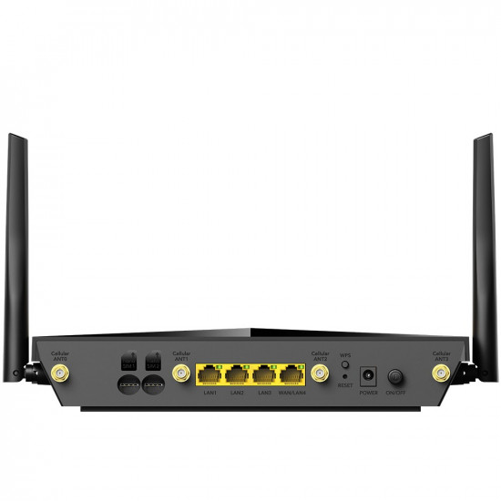 Cudy P5 wireless router Gigabit Ethernet Dual-band (2.4 GHz / 5 GHz) 5G Black