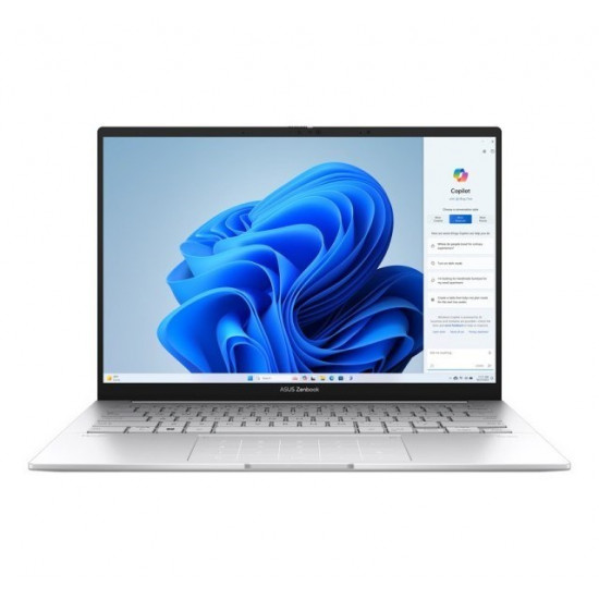 Laptop ASUS Zenbook 14 OLED UX3405MA-PP174W Intel Core Ultra 5 125H 14’ 3K OLED 16 GB LPDDR5X 1TB SSD Intel Arc Graphics Windows 11 Foggy Silver