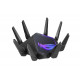 ASUS ROG Rapture GT-AXE16000 wireless router 10 Gigabit Ethernet Tri-band (2.4 GHz / 5 GHz / 6 GHz) Black