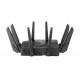 ASUS ROG Rapture GT-AXE16000 wireless router 10 Gigabit Ethernet Tri-band (2.4 GHz / 5 GHz / 6 GHz) Black