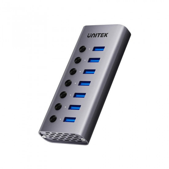 USB-A 3.0 5 Gbps hub with 7-in-1 switch Unitek H1314A01-EU