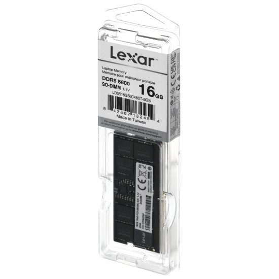 SO DDR5 16GB PC 5600 CL46   LEXAR Blister Package 1.1V intern retail