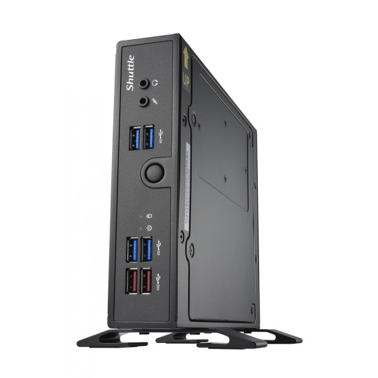 Shuttle XPC slim Barebone DS50U7, i7-1355U, 2x LAN (1x 2.5Gbit ,1x 1Gbit), 1xCOM,1xHDMI,1xDP, 1x VGA, fanless, 24/7 permanent operation