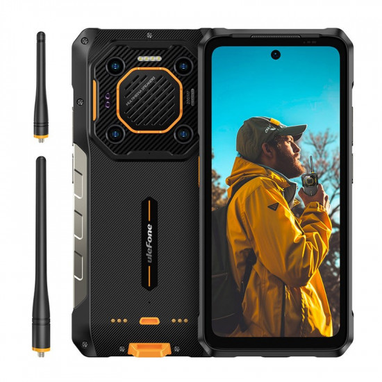 Ulefone Armor 26 Ultra Walkie-Talkie 17.2 cm (6.78) Hybrid Dual SIM Android 13 5G USB Type-C 12 GB 512 GB 15600 mAh Black