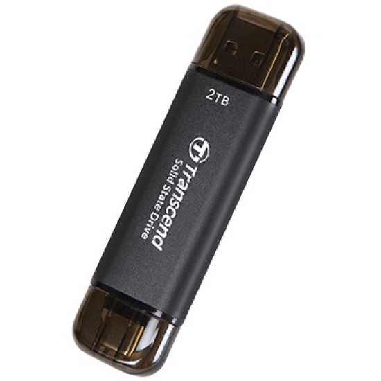 TRANSCEND 2TB External SSD ESD310C USB 10Gbps Type C/A