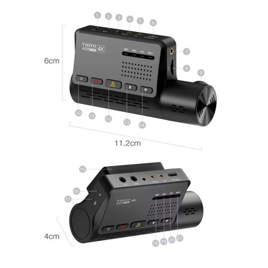 VIOFO  A139 PRO 3CH - Video recorder