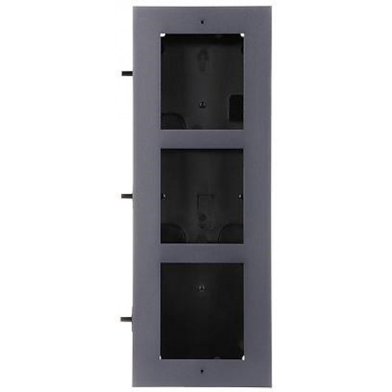 Frame with box for mounting concealments. 3-module HIKVISION DS-KD-ACF3/Plastic