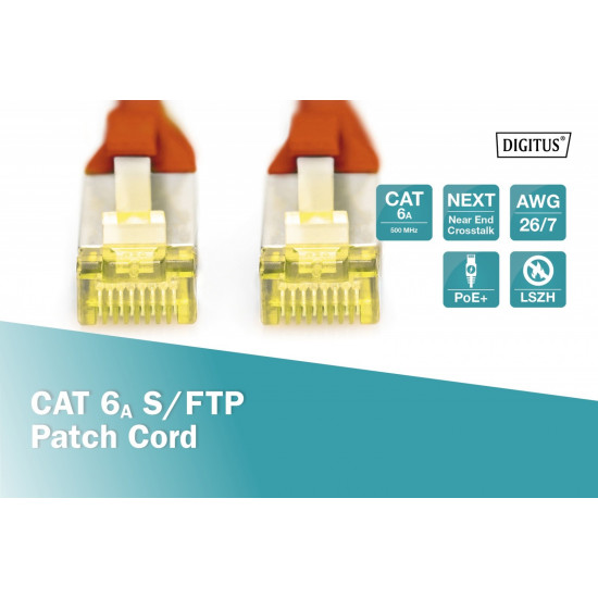 Patch cord kat 6A DK-1644-A-010/R