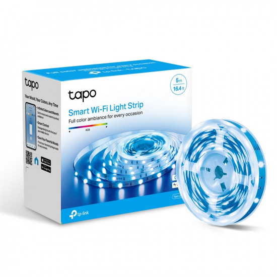 TP-Link Tapo L900-5 Smart Wi-Fi LED ribbon (2100 mcd, variable colors, brightness control, RGB, 5m)